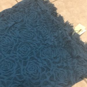 Accessories - Collection Eighteen Turquoise Infinity Poly Scarf Accessories - Collection Eighteen Turquoise Infinity Poly Scarf